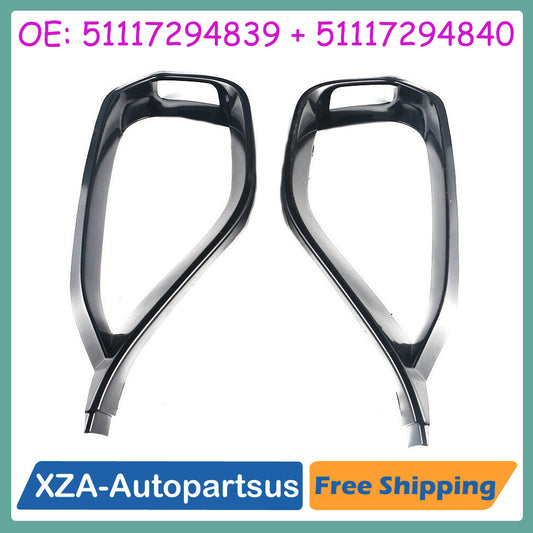 Pair Bumper Trim Fog Light Grille Left Right Fits For 14-16 for BMW 428i F32 F33 F36