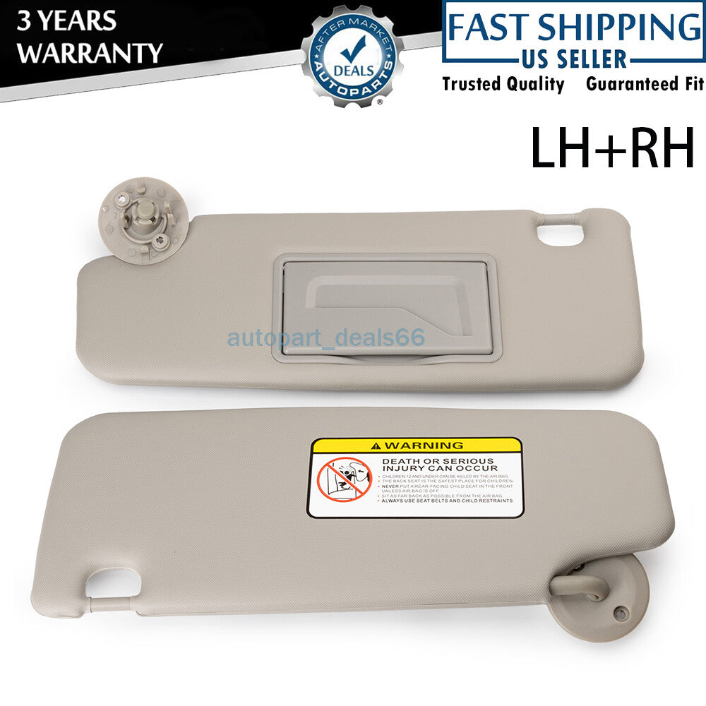 Windshield sun visor LH right-hand grip for Chevrolet Sonic 2012 - 2016 95327509 95327507
