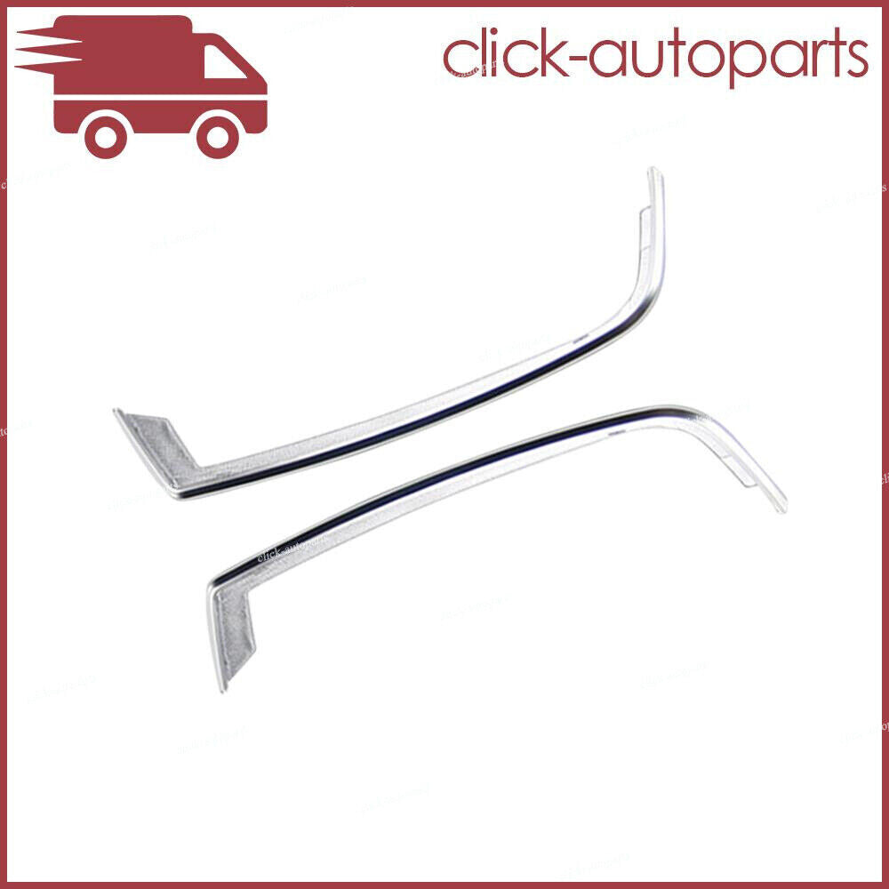 1Set A-Pillar Tweeter Speaker Gap Strip ABS Chrome for BMW 5-Series 2011-2013 Q