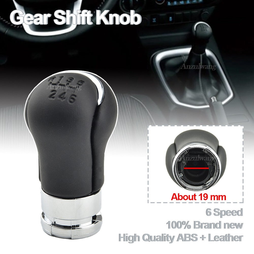 Gear Shift Knob Manual 6 Speed shift HandBall for TOYOTA HILUX REVO 2015-2020