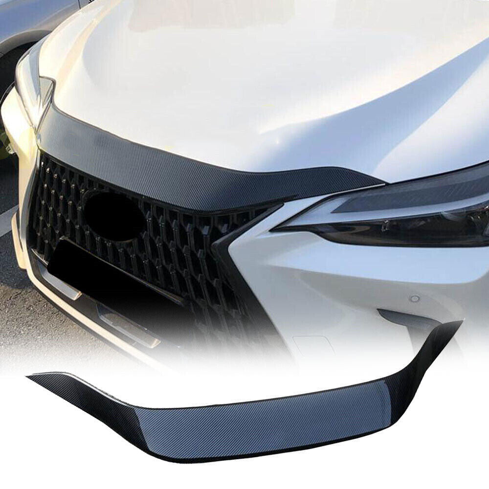 for Lexus NX 350 2022-2023 ABS Carbon Fiber Front Hood Bonnet Guard Cover Trim