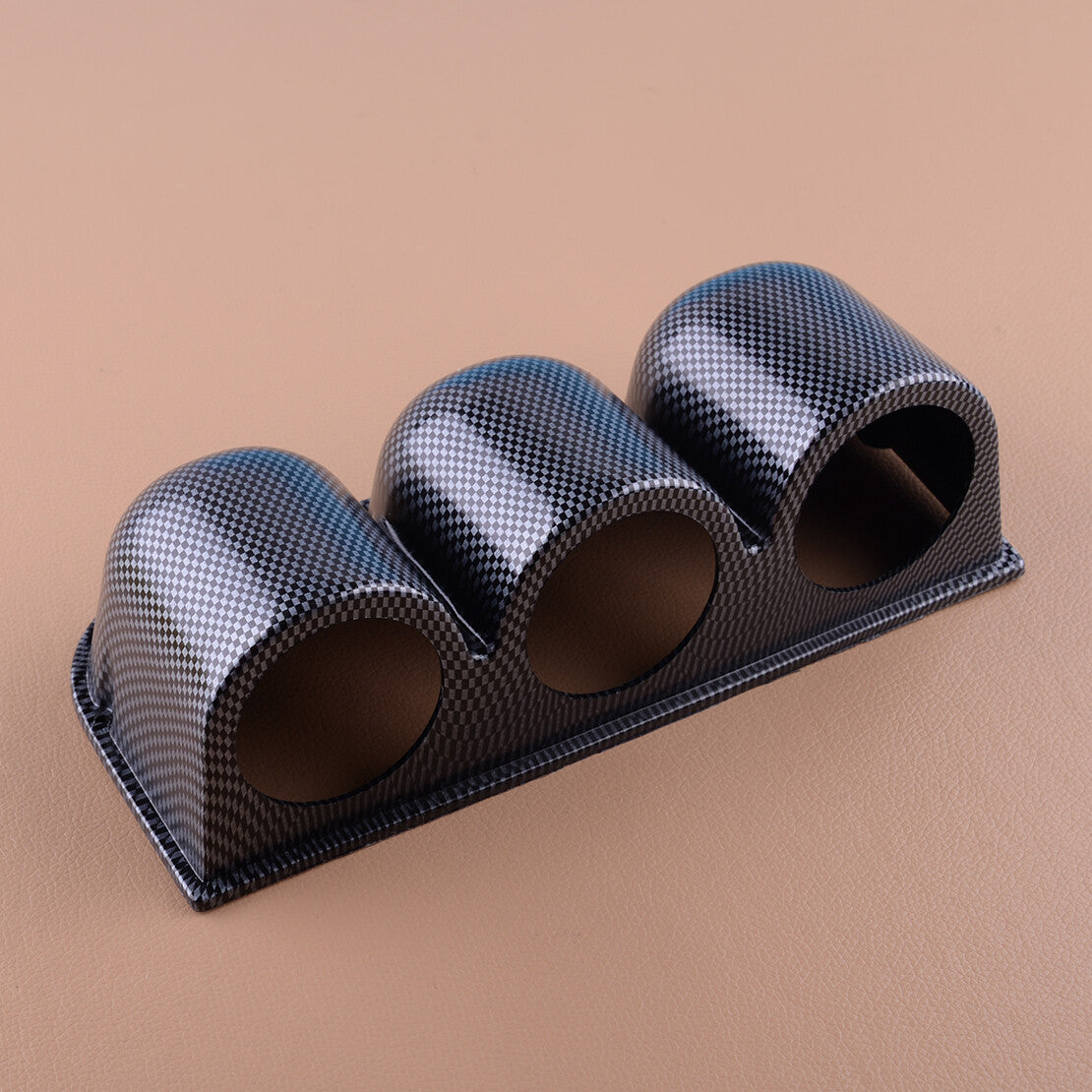 2 Universal Triple Gauge Pod 52mm ABS 3 Hole Car Meter Mount Holder Cup New v