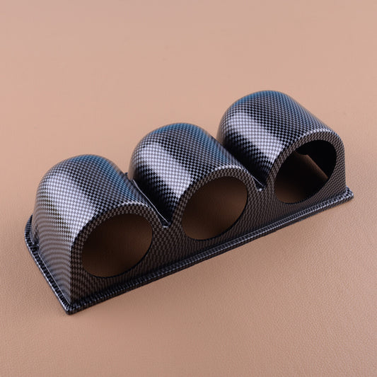 2 Universal Triple Gauge Pod 52mm ABS 3 Hole Car Meter Mount Holder Cup New v