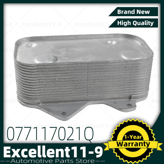 3.7L and 4.2L engine oil coolers suitable for Audi A6, for A8 , Quattro, RS6, and Phaeton. 077117021Q- n