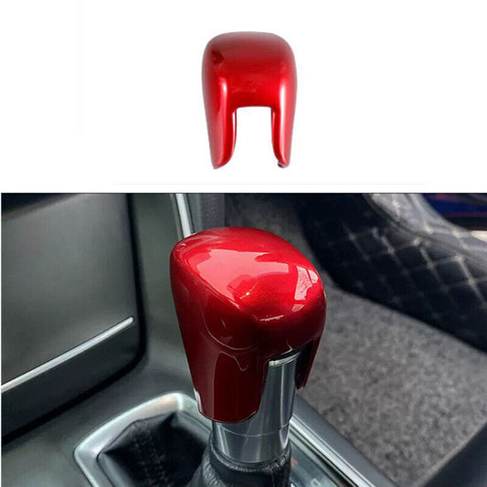 ABS for Honda for Civic 2022-24 Bright Red Moulding Inner Gear Shift Knob Cover Trim