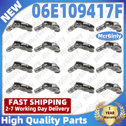 16-Piece Rocker Arm and Hydraulic Lifter Kit #06E109409K for Audi A4, A6, Q5, TT 2.0T n
