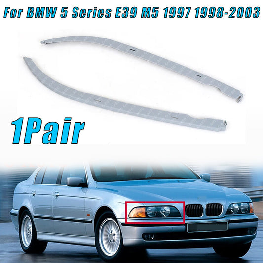Front Side Headlight Lower Moulding Trim for BMW 5 Series E39 525i M5 1997-2003