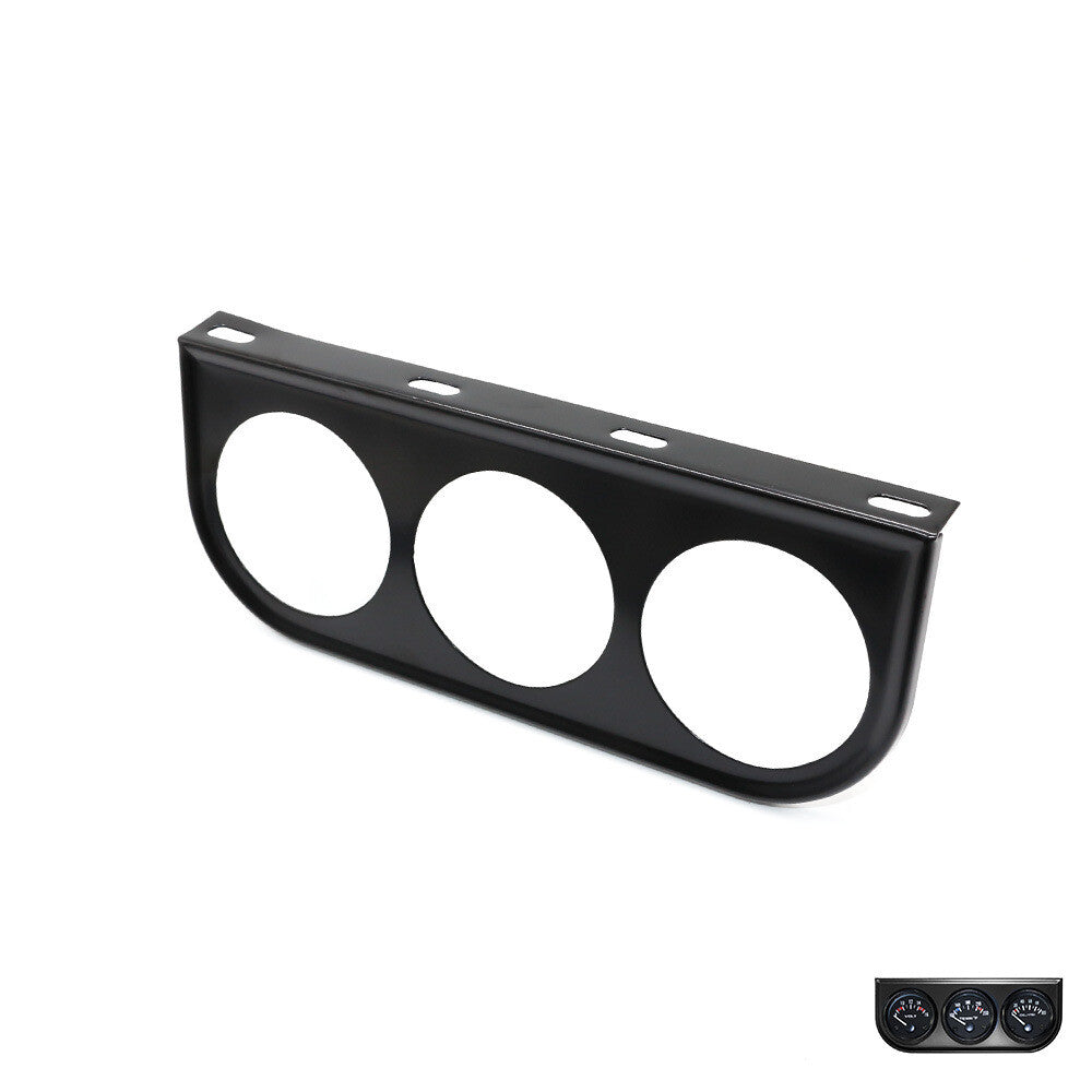 Universal 52mm Triple Gauge Under Dash Mounting Bracket Pod 2-1/16 Gauge Holder Q