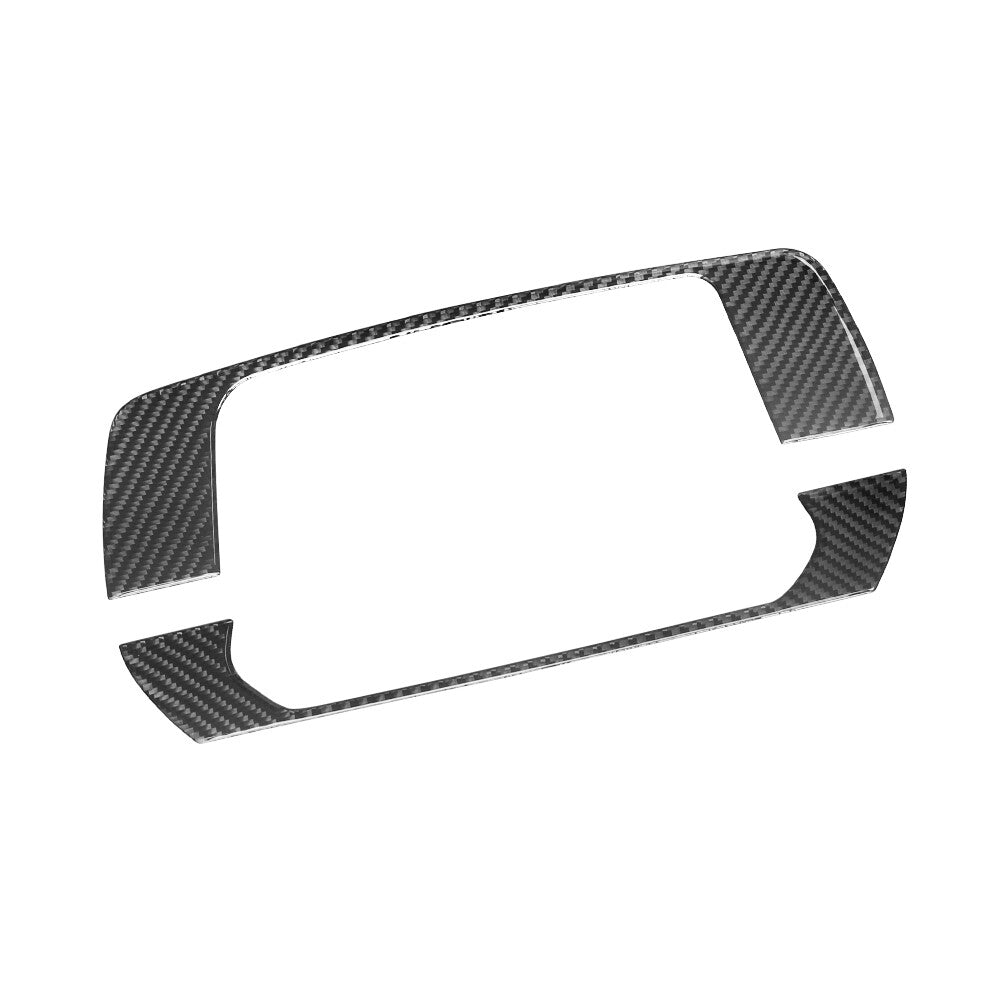 3Pc Red Carbon Fiber Hazard Light Frame Cover Trim for Cayenne 2003-2010 v