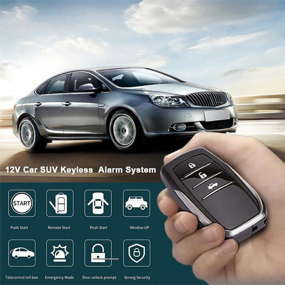 Keyless Entry Car Push Start Button RFID Engine Starter Car Alarm Start Stop Hot n