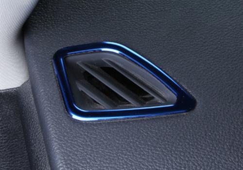 Fit for Jeep Cherokee 2014-2020 Blue Steel Dashboard Upper Air Outlet Vent Trim