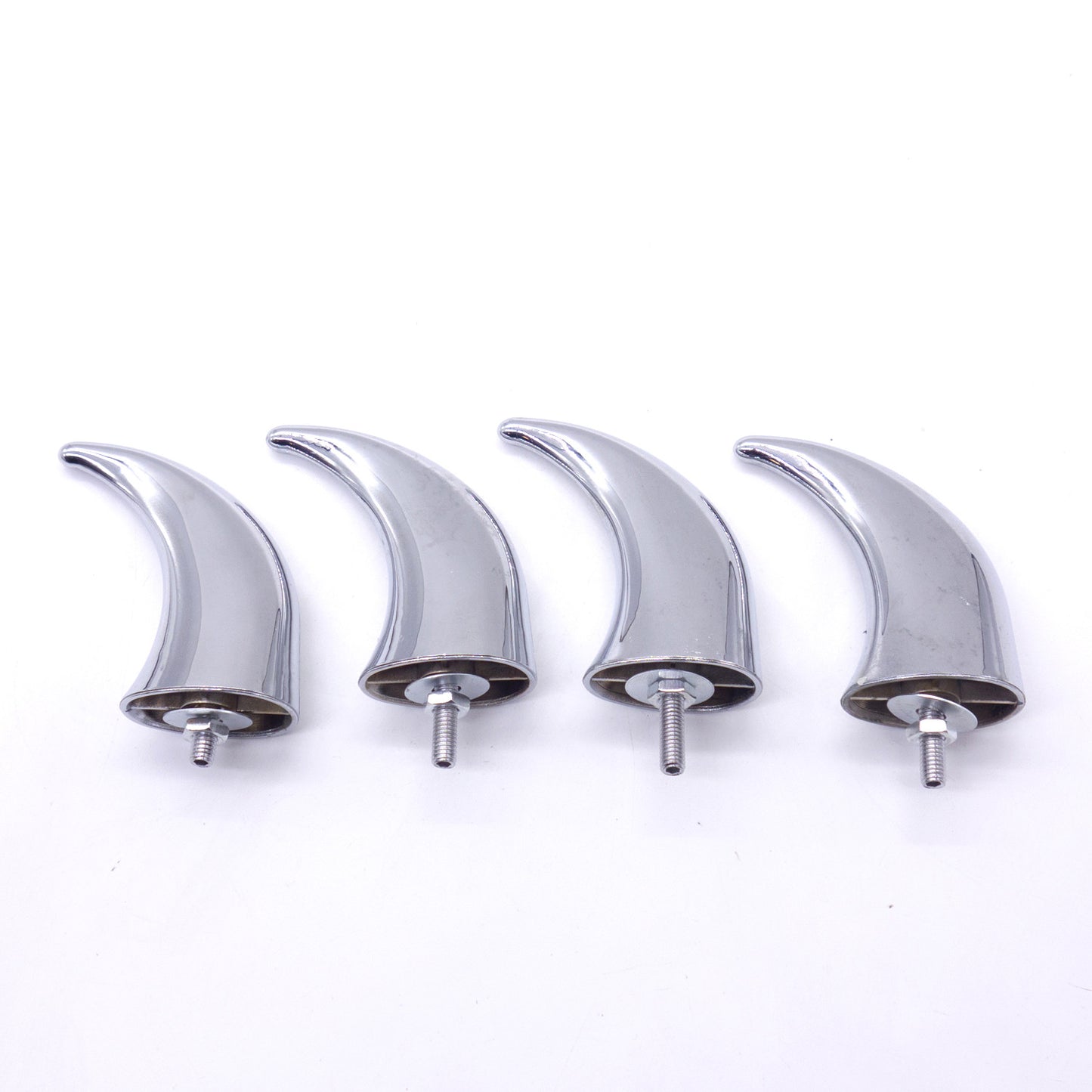 Chrome Front Fender Horns Decoration Chopper Bobber Touring Cafe Racer Custom Q