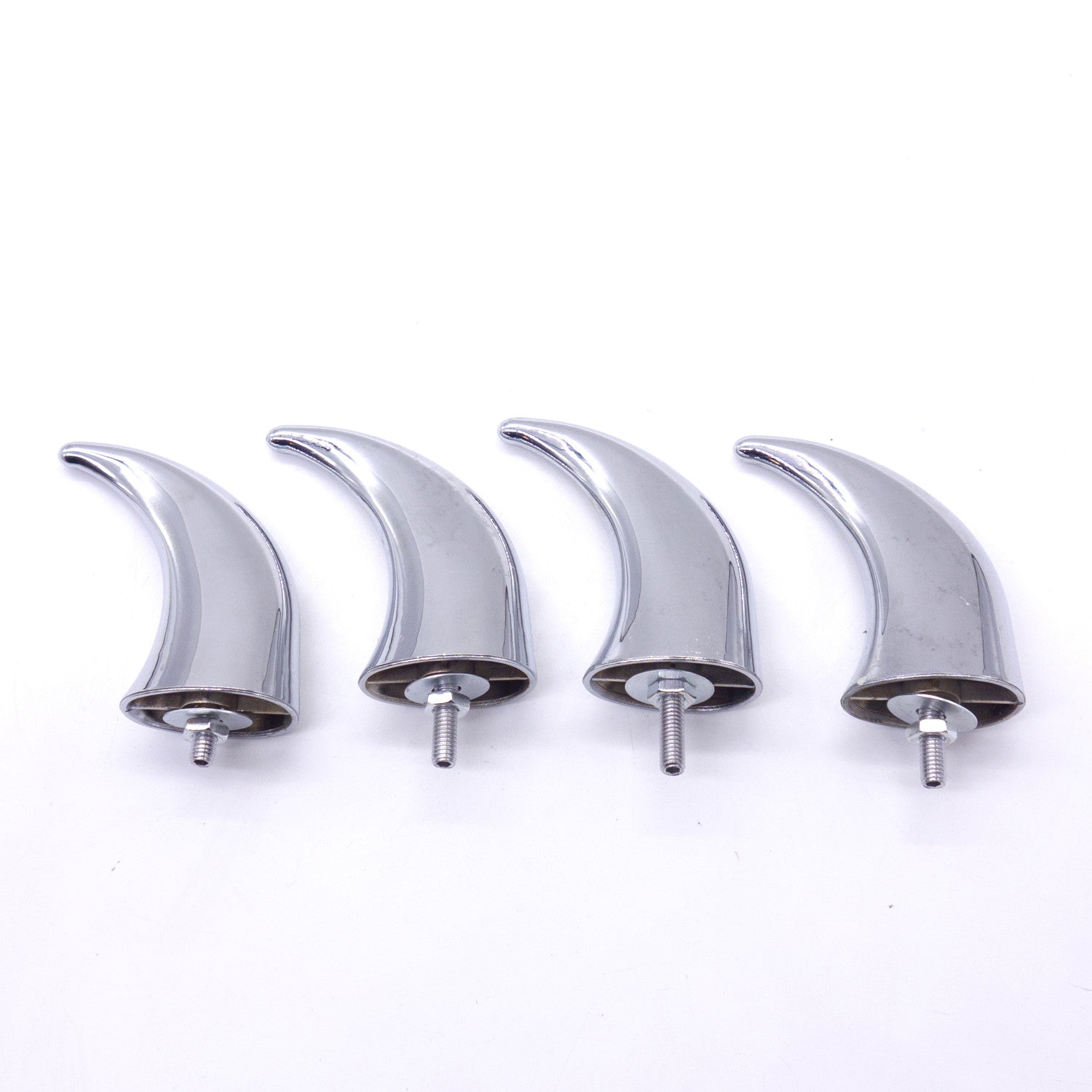 Chrome Front Fender Horns Decoration Chopper Bobber Touring Cafe Racer Custom Q