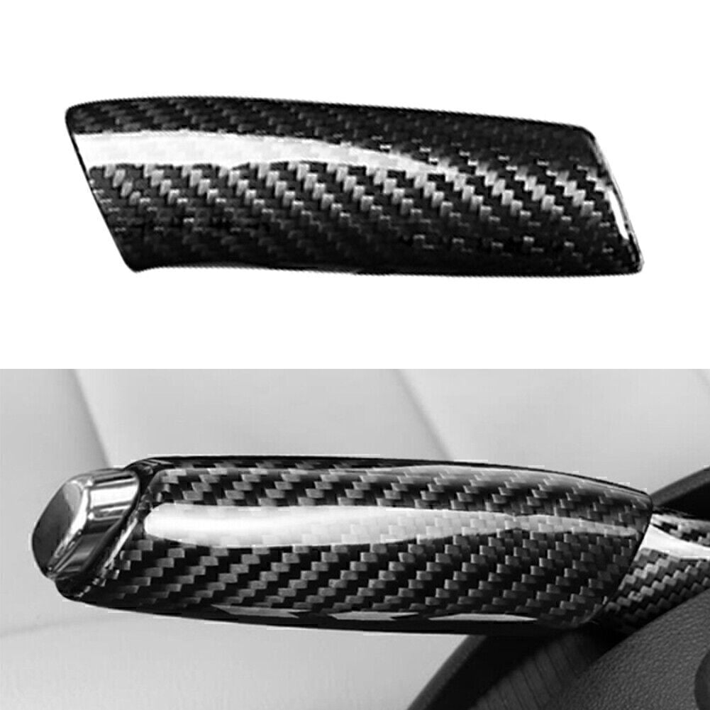 Carbon Fiber Car Replace Handbrake Grip Trim Cover Fit for Benz Class A B