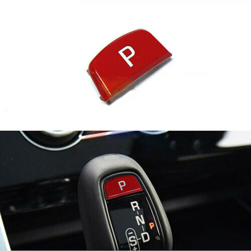 Red Gear Shift Knob Parking Button for Range Rover Sport & Evoque for Jaguar for F-Type Q