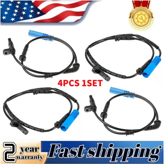 4-pack of ABS wheel speed sensors (front and rear) suitable for 02-08 for Mini Cooper R50 R52 R53 1.6L