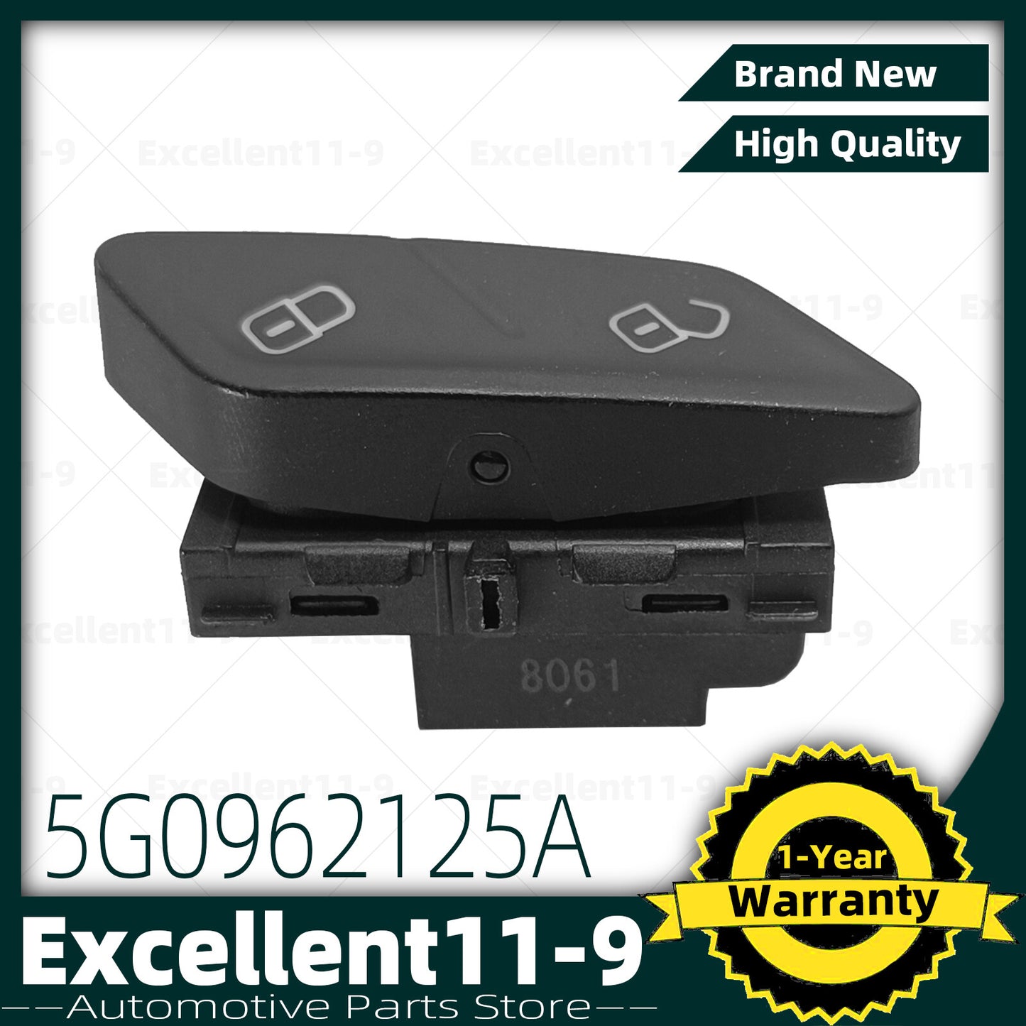 Central door lock control switch 5G0962125A is suitable for Golf 2013-20/e- for Golf 2014-21. n