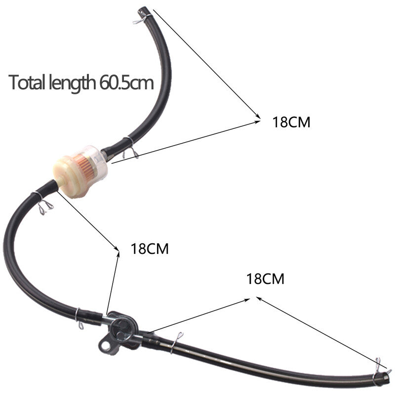 Petcock fuel tank water filter switch with filter suitable for 50-150cc motorcycles and all-terrain vehicles. n
