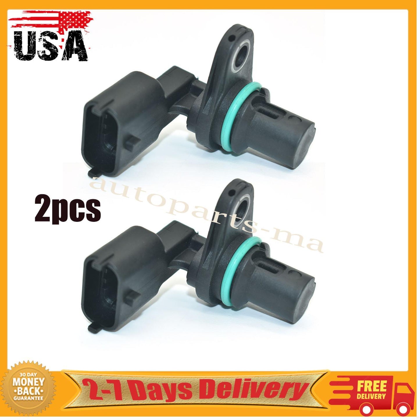 2x Camshaft Position Sensor for Saturn Astra 08-2009 L4 1.8L 25192205 55352609