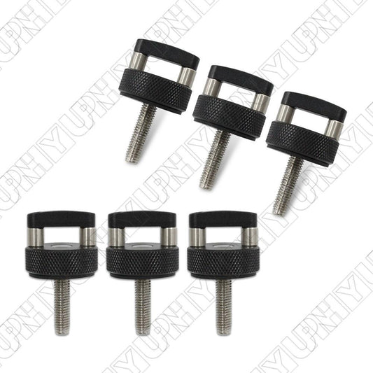 6Pcs Black Hard Top Quick Release Bolts for Jeep for Wrangler JK JL  Gladiator JT