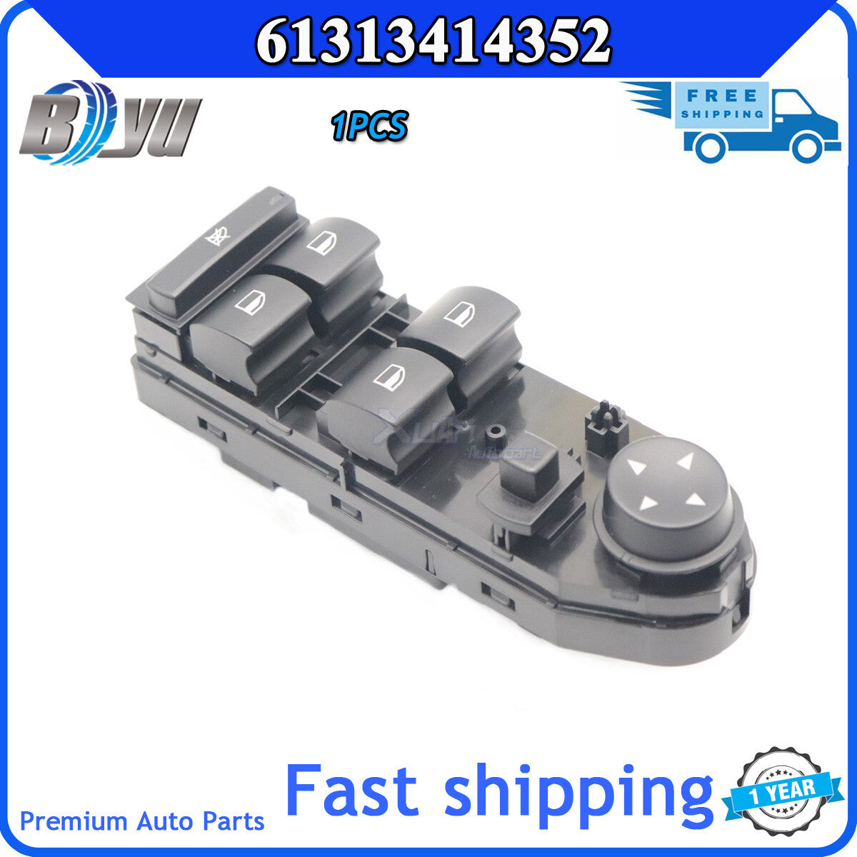 Door and window switch front left standard 1 piece 61313414352 Applicable to 2004 X3 DWS-898- v