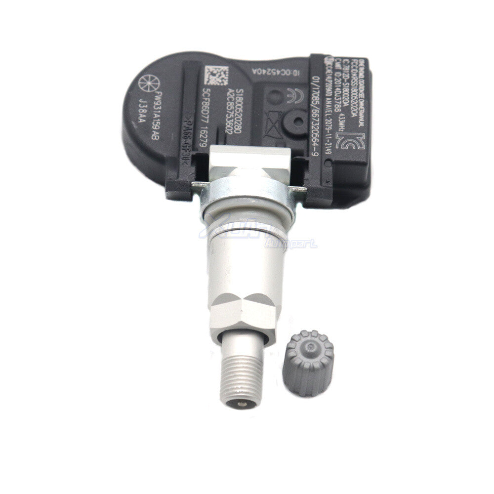 4-pack of new FW93-1A159-AB 433MHz TPMS sensors for Land Rover Discovery and for Jaguar