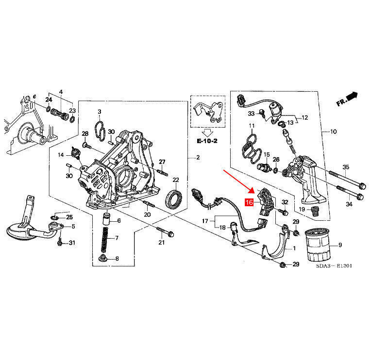 Crankshaft Position Sensor 37500-RCA-A01 for ACURA MDX RL for HONDA ACCORD ODYSSEY Q