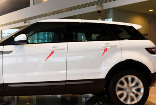 for Range Rover Evoque 2012-2019 Chrome Outside Door Bowl Cup Cover Trim 4PCS