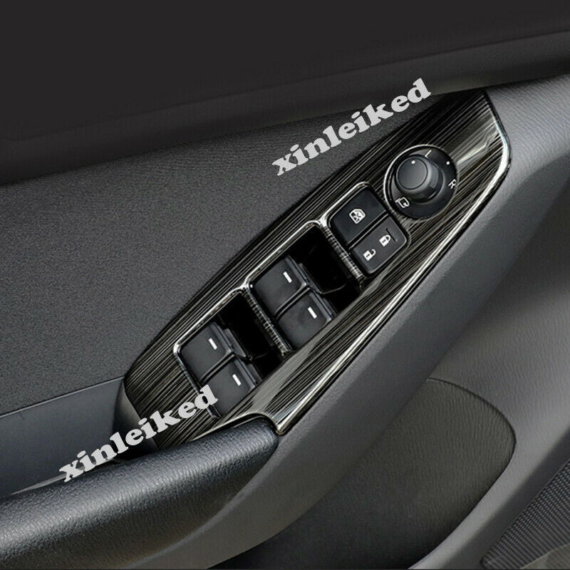 4X For Rogue 2021-2022 Carbon Fiber ABS Dashboard Air Outlet Cover Trim v