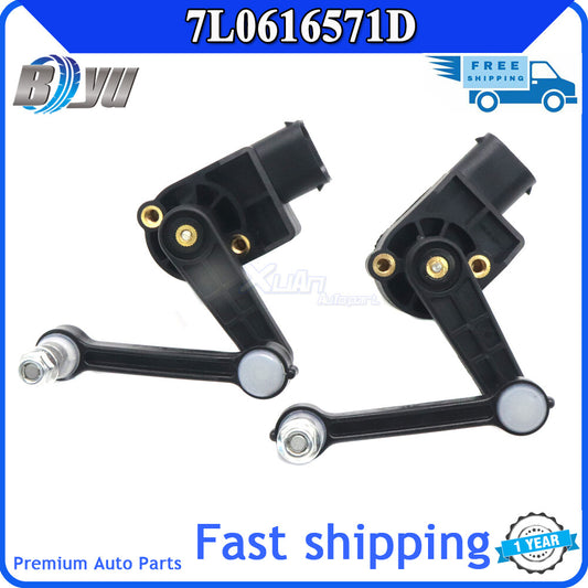 Two rear left and right headlight level sensors, 7l0616571D, are suitable for Audi , Touareg, and for Cayenne . v