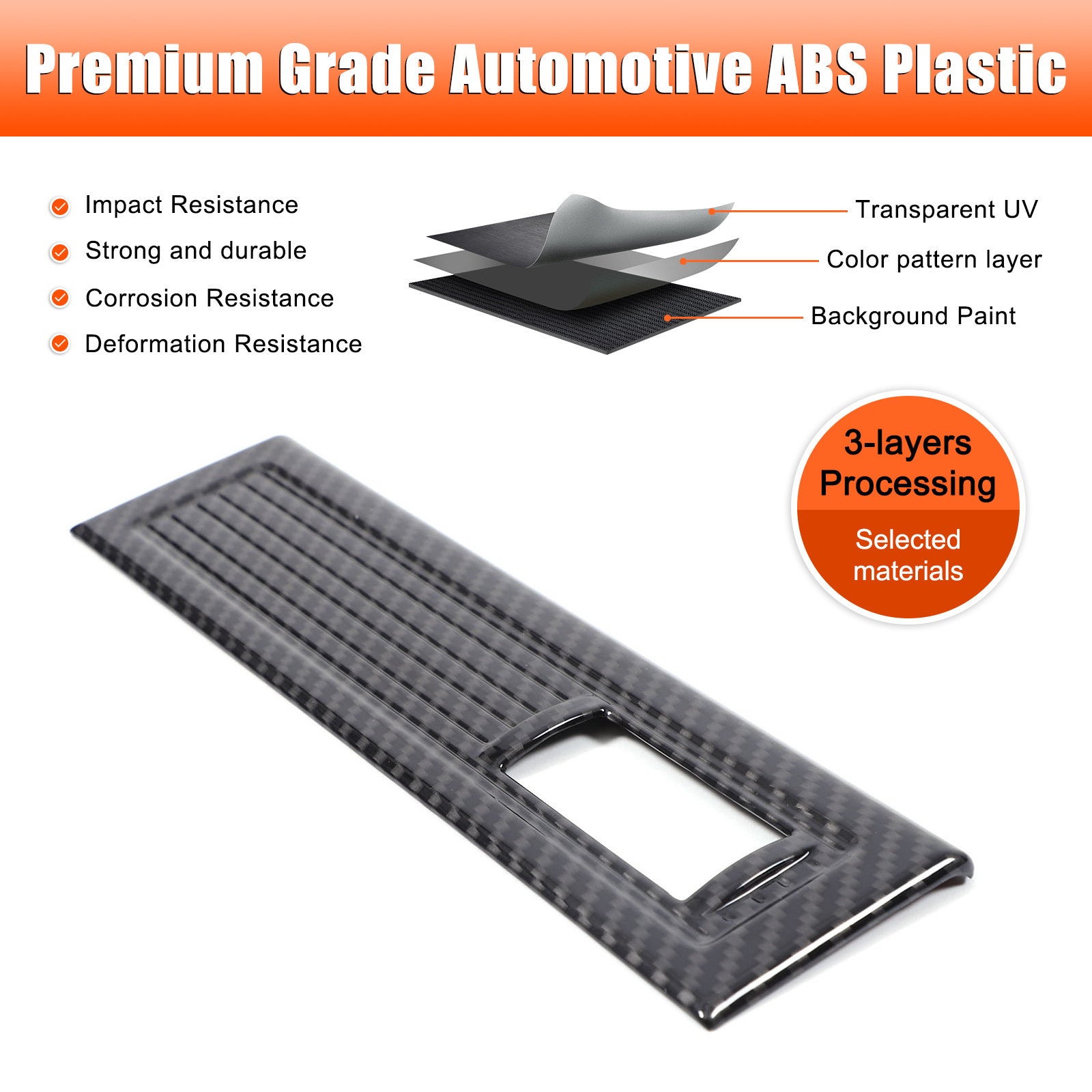 Carbon cigarette lighter cover for Land Cruiser Prado LC250 (2024-25) n