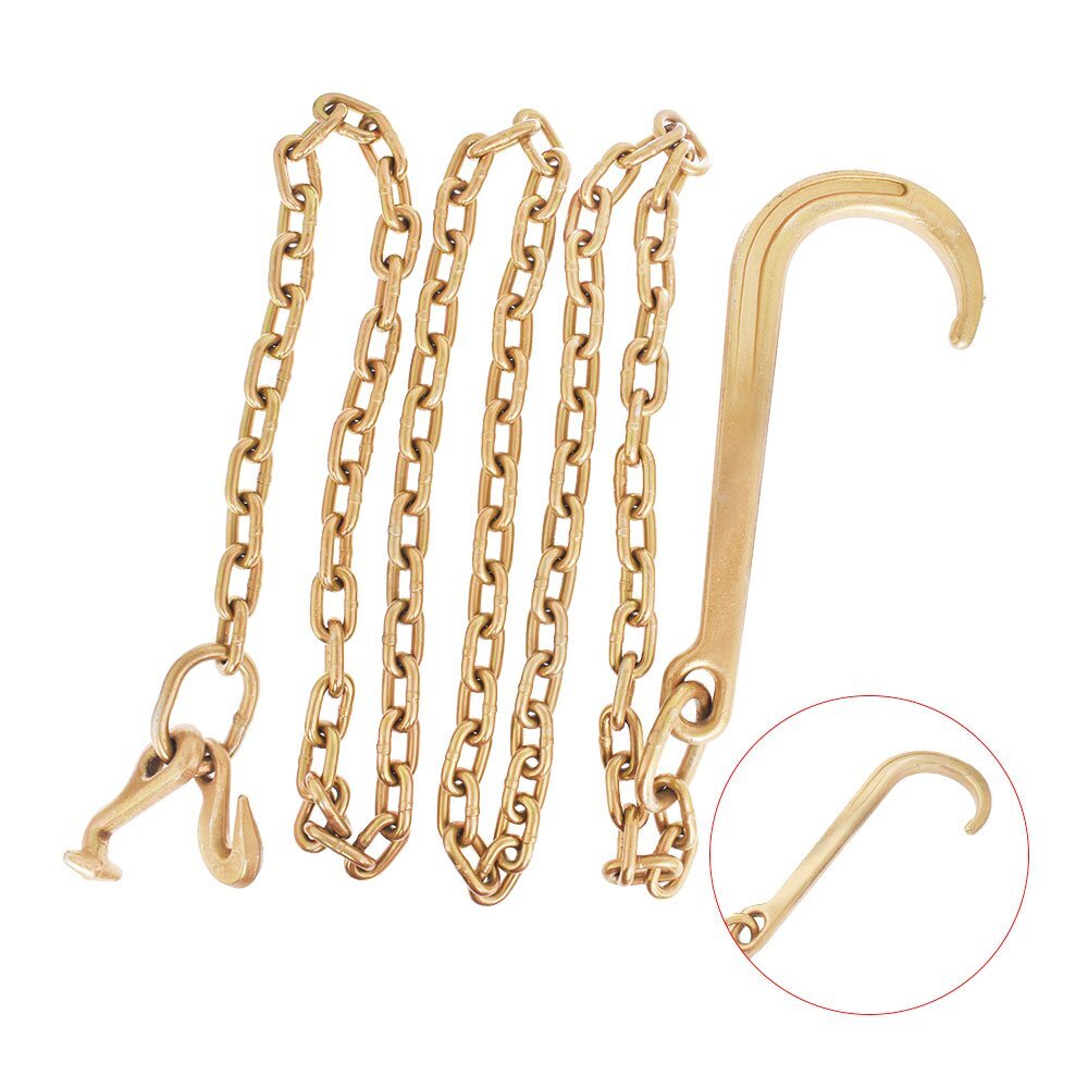 5/16 x 10 ft 70-class cable chain 15-inch for mini J-hook recovery damage shaft - n