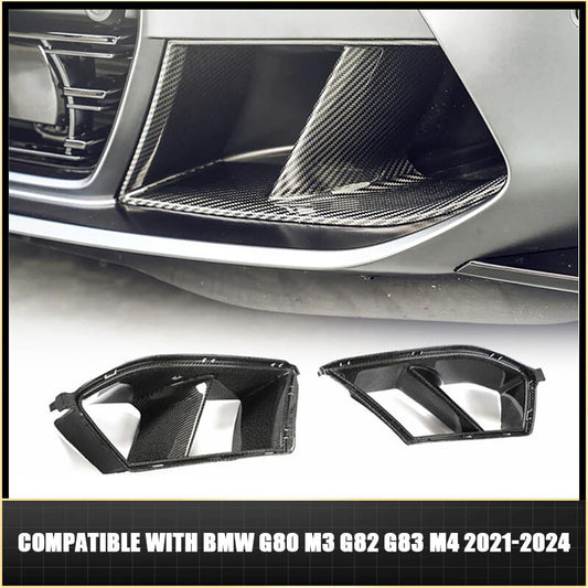 Bumper Vent Grill Air Duct Grille Cover Carbon Look for BMW G80 M3 G82 G83 M4
