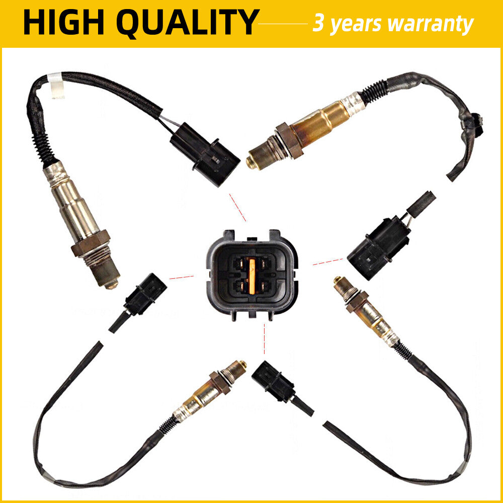 4pcs O2 Sensor For 2012-2016 for Hyundai Equus for Genesis 5.0L V8 Up+Down Oxygen Sensor Q