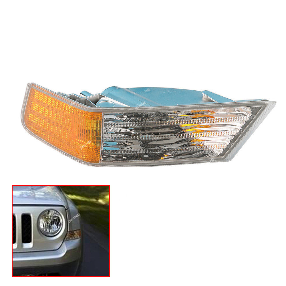 Front Left Side Parking Signal Marker Corner Light Lamp For 2007-17 for Jeep Patriot
