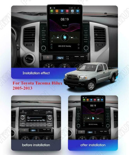 LHD Stereo Radio Android 10.1 GPS Head Unit For 2005-2013 for Toyota Tacoma Hilux