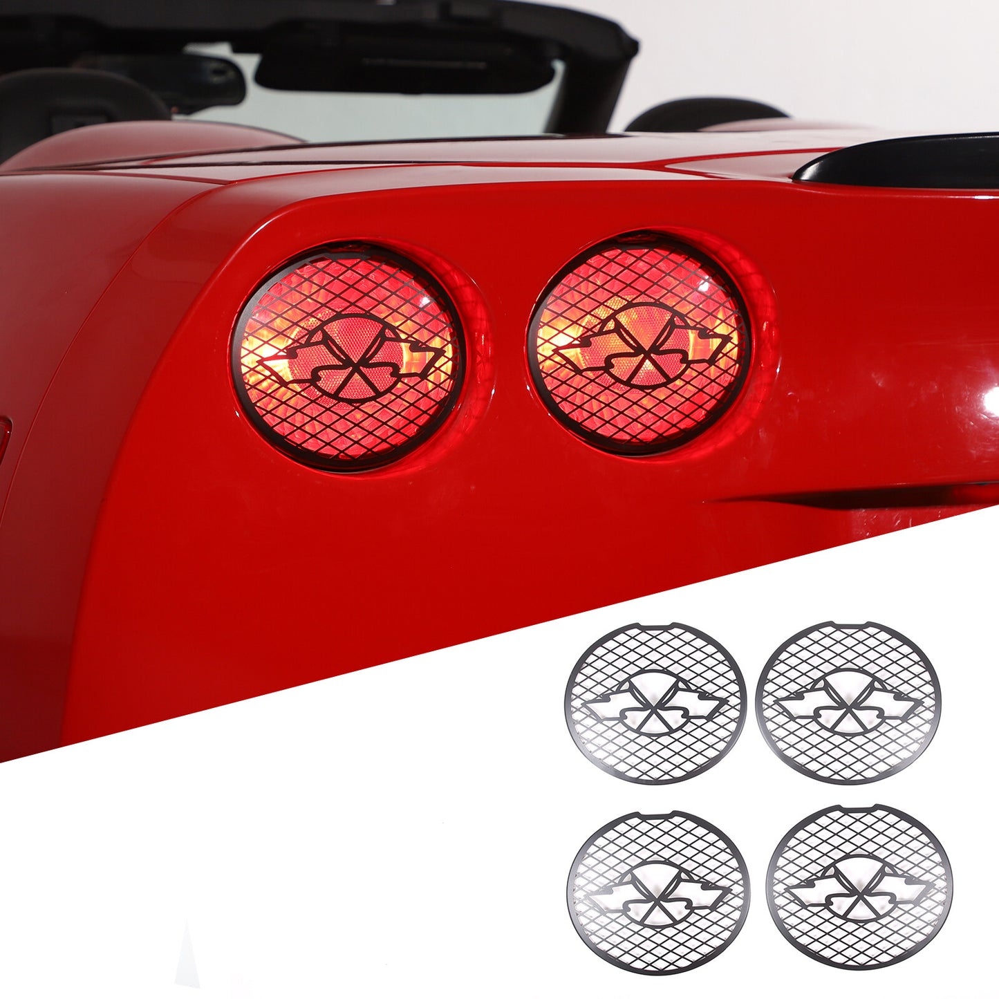 ABS carbon fiber rear bumper side scratch resistant trim suitable  for ford  Maverick 22-23