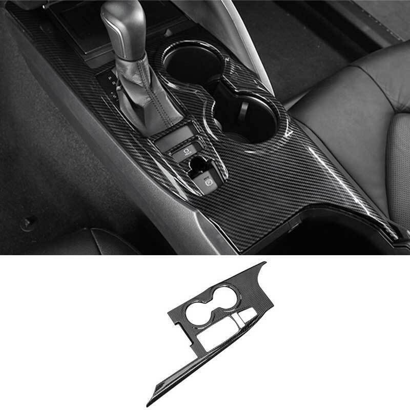 For Toyot@a for Camry 2020-2023 Carbon ABS Center Console Gear Shift Panel Trim 1PC n