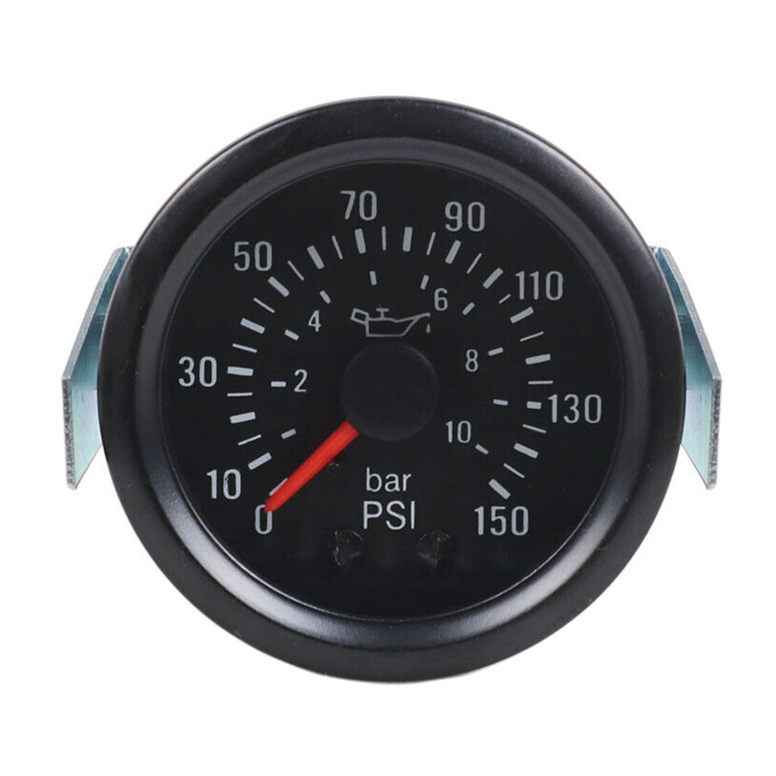 Hot 52mm Mechanical Pointer Oil Pressure Gauge 0-10Bar/0-150Psi w/Sensor 1/8NPT Q