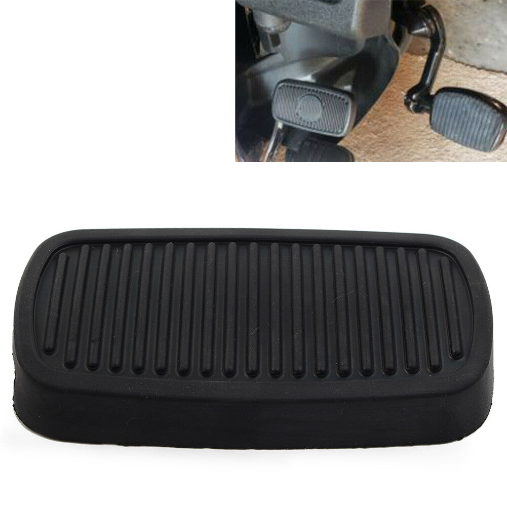 Black Rubber Brake Pedal Pad Cover for Harley Touring Electra Road Glide Softail