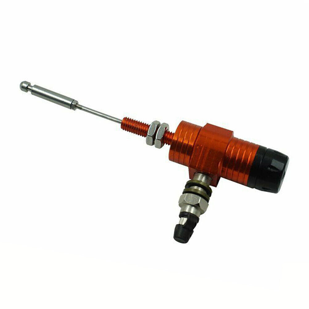 M10x1.25MM Motorcycle Hydraulic Clutch Master Cylinder Rod Brake Pump Orange Q