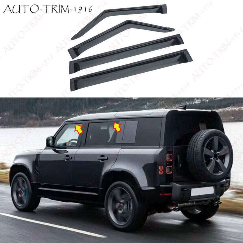 For 2023-2025 for Land Rover for Defender 130 Window Visor Vent Shades Sun Rain Guard 4X n