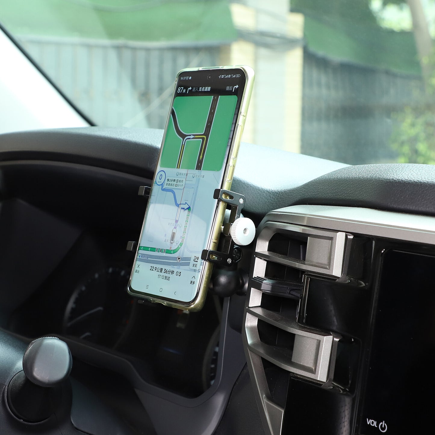 Car navigation dashboard phone holder for Tundra Sequoia 2022 - 2024 Alloy n