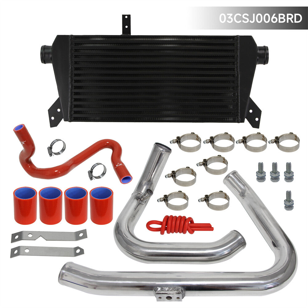 Upgrade Front Mount Intercooler Kit For 96-01 for VW for Passat for Audi A4 B5 1.8T Red