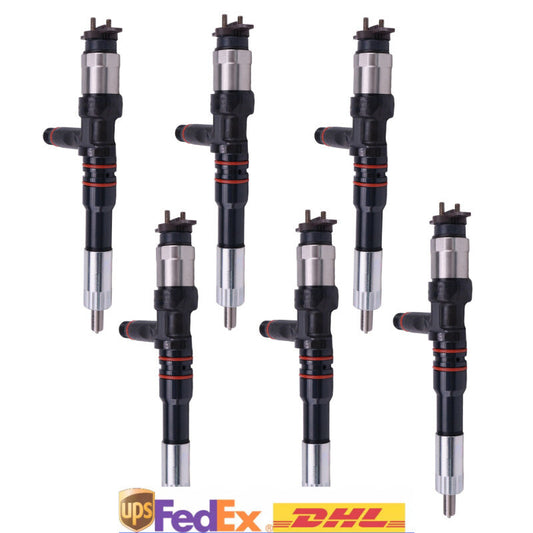 6PCS Fuel Injector 6251-11-3100 for Komatsu 6D125-5 Engine PC400LC-8 PC450LC-8