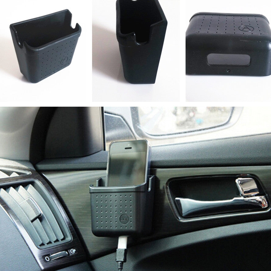 Car Sundries Box Organizer Holder Storage Box Phone Charger Cradle Pocket Bag