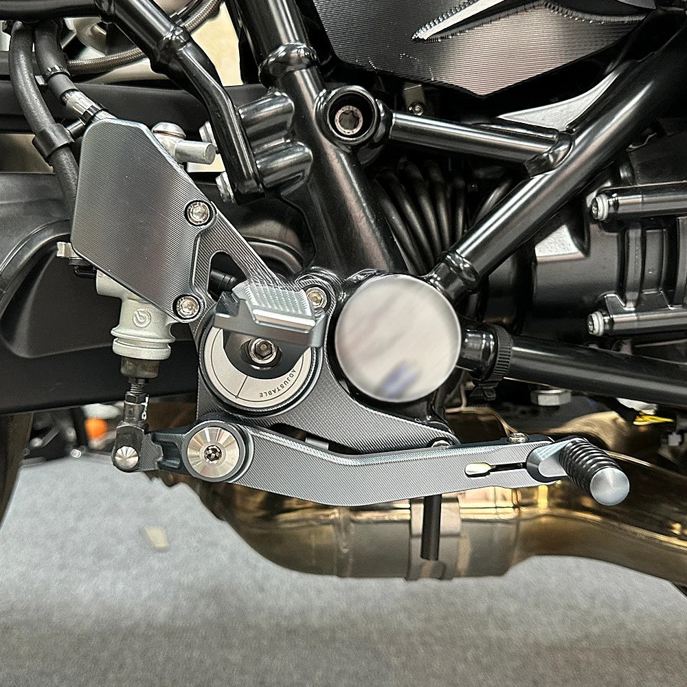 for BMW R NINET RNINET R X 21-23 CNC Aluminum Foot Kit Rearset Footrest Set