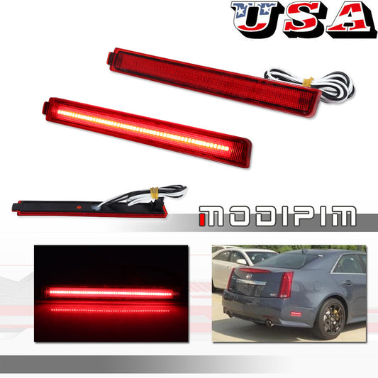Suitable for 08-13 for Cadillac CTS CTS-V red lens, red LED rear marker signal light- v