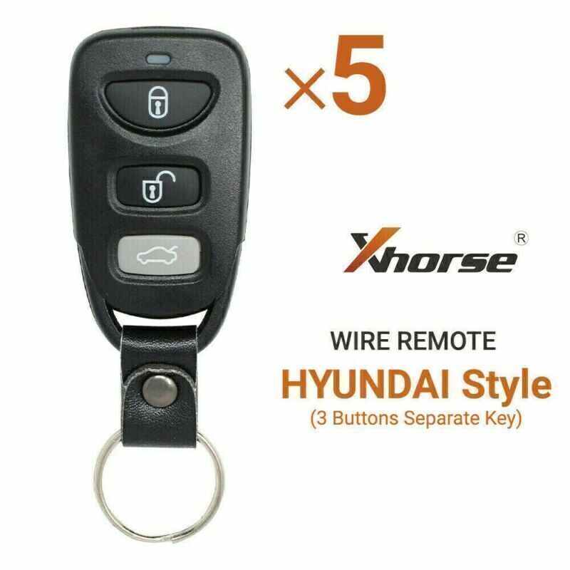 5Pcs universal Wire Remote Key XKHY00EN for Hyundai VVDI  VVDI2 Key Tool
