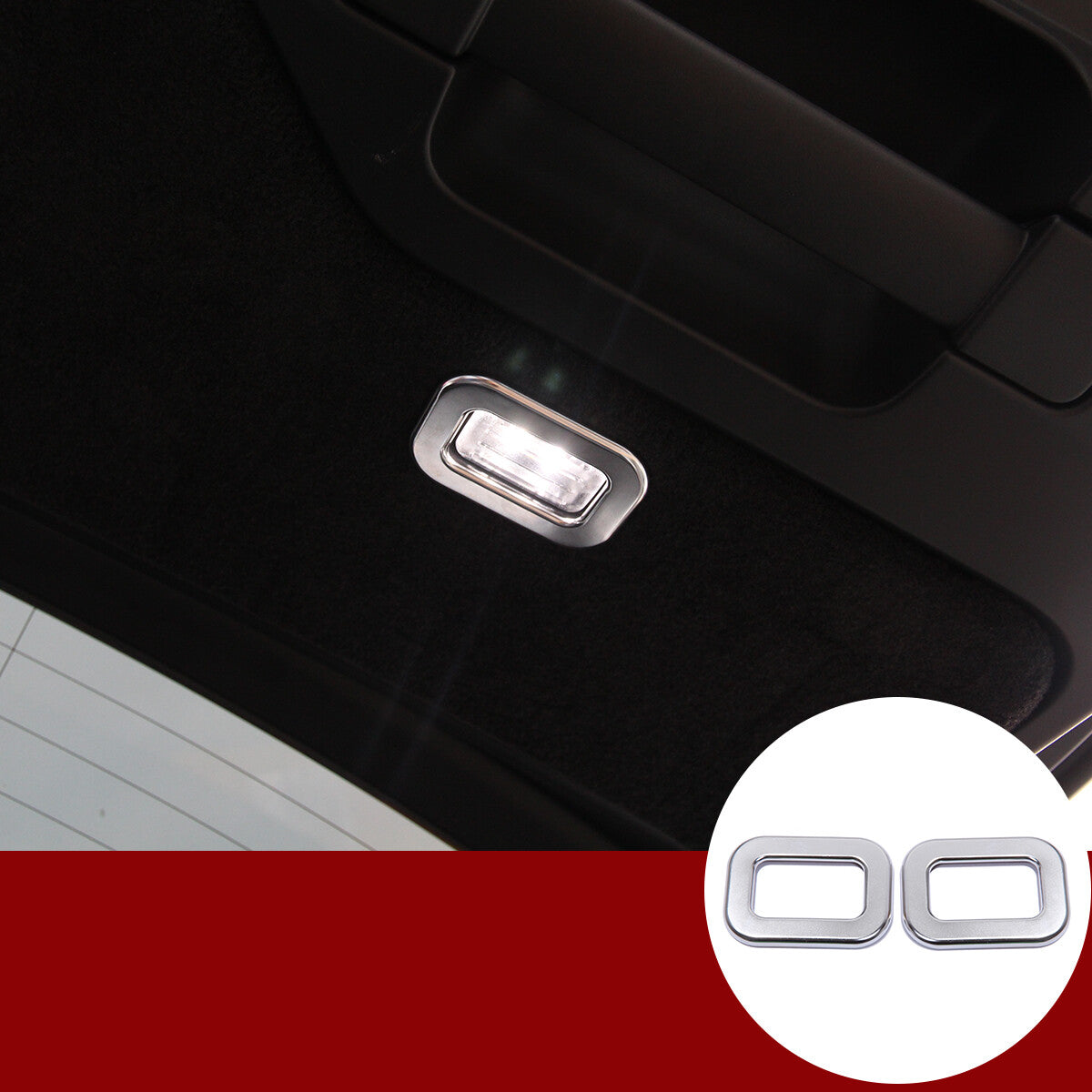 CHROME tailgate door light frame for Land Rover for Range Rover Sport 2014 - 2017 ABS- n